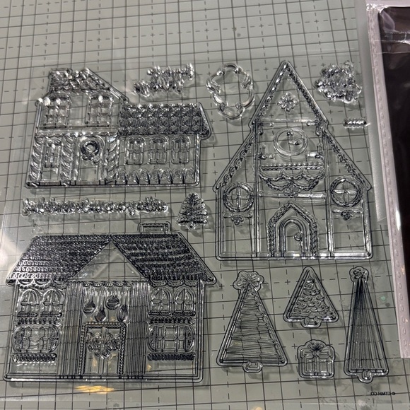 CTMH Holiday Village Stamp + Thin Cuts - Picture 3 of 5